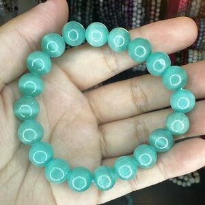 COPY - Mint green cats eye bracelet | 10mm
